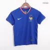 Kids France Home Soccer Jersey Kits(Jersey+Shorts) 2024 - worldjerseyshop