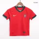 Kids Portugal Home Soccer Jersey Kits(Jersey+Shorts) 2024 - worldjerseyshop