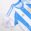 Kids's Argentina Home Soccer Whole Kits(Jerseys+Shorts+Socks) 2024 - worldjerseyshop