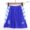 Kids's Argentina Away Soccer Whole Kits(Jerseys+Shorts+Socks) 2024 - worldjerseyshop