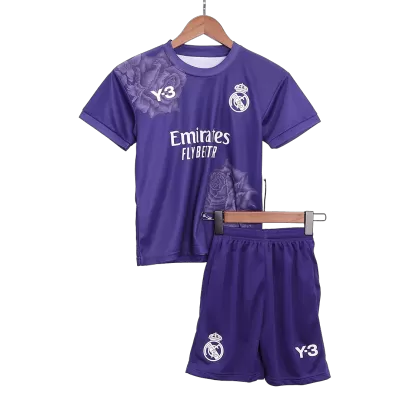 Kids Real Madrid Fourth Away Soccer Jersey Kits(Jersey+Shorts) 2023/24 - worldjerseyshop