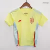 Kids Spain Whole Kits Away Soccer Kit (Jersey+Shorts+Sock） 2024 - worldjerseyshop