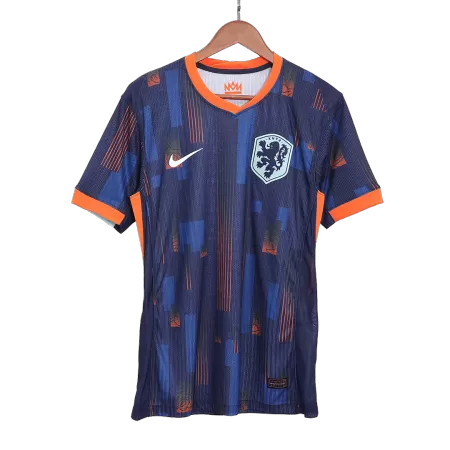 Men's Netherlands Away Player Version Soccer Jersey 2024 - worldjerseyshop