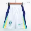 Kids Brazil Away Soccer Jersey Kits(Jersey+Shorts) 2024 - worldjerseyshop