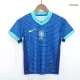 Kids Brazil Whole Kits Away Soccer Kit (Jersey+Shorts+Sock） 2024 - worldjerseyshop