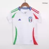 Kids Italy Away Soccer Jersey Kits(Jersey+Shorts) 2024 - worldjerseyshop