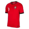 Men's Portugal RONALDO #7 Home Soccer Kit(Jersey+Shorts) 2024 - worldjerseyshop