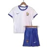 Kids France Away Soccer Jersey Kits(Jersey+Shorts) 2024 - worldjerseyshop