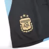 Men's Argentina Home Soccer Shorts 2024 - worldjerseyshop