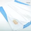 Men's Argentina Home Soccer Shorts 2024 - worldjerseyshop