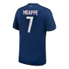 Men's PSG MBAPPÉ #7 Home Soccer Short Sleeves Jersey 2024/25 - worldjerseyshop