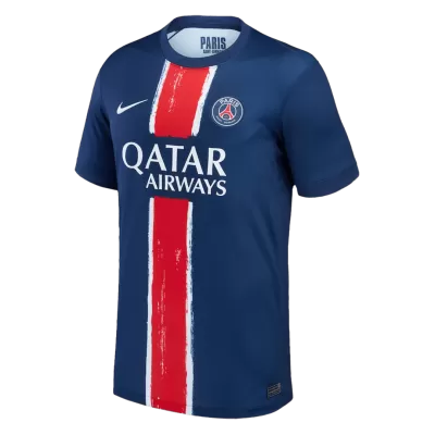 Men's PSG Home Soccer Short Sleeves Jersey 2024/25 - worldjerseyshop