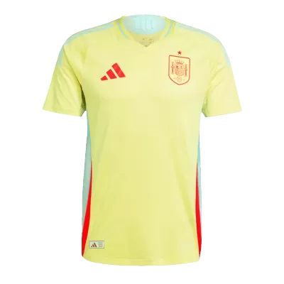 Men's Spain Away Player Version Soccer Jersey 2024 - worldjerseyshop