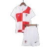 Kids Croatia Home Soccer Jersey Kits(Jersey+Shorts) 2024 - worldjerseyshop