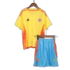 Kids Colombia Home Soccer Jersey Kits(Jersey+Shorts) 2024 - worldjerseyshop