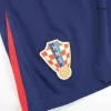 Men's Croatia Away Soccer Shorts 2024 - worldjerseyshop