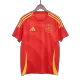 Men's Spain Home Soccer Short Sleeves Jersey 2024 - worldjerseyshop