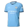 Men's Manchester City Home Soccer Short Sleeves Jersey 2024/25 - worldjerseyshop