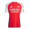 Men's Arsenal SALIBA #2 Home Soccer Short Sleeves Jersey 2024/25 - worldjerseyshop