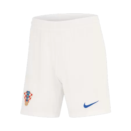 Men's Croatia Home Soccer Shorts 2024 - worldjerseyshop