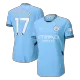 Men's Manchester City DE BRUYNE #17 Home Player Version Soccer Jersey 2024/25 - worldjerseyshop