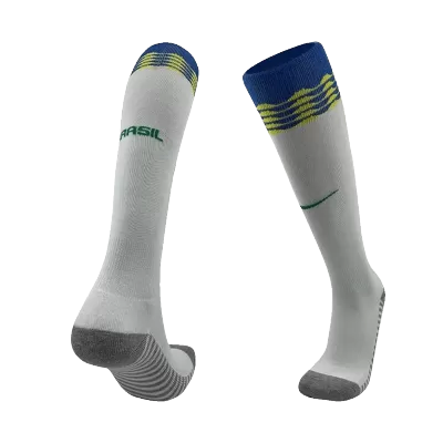 Kids's Brazil Home Soccer Socks 2024 - worldjerseyshop