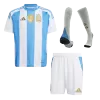 Kids Argentina Whole Kits Home Soccer Kit (Jersey+Shorts+Sock） 2024 - worldjerseyshop