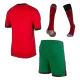 Men's Portugal Home Soccer Whole Kits(Jerseys+Shorts+Socks) 2024 - worldjerseyshop