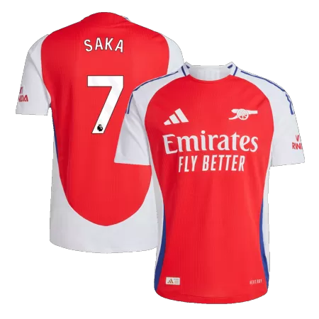 Men's Arsenal SAKA #7 Home Player Version Soccer Jersey 2024/25 - worldjerseyshop