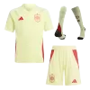 Kids Spain Whole Kits Away Soccer Kit (Jersey+Shorts+Sock） 2024 - worldjerseyshop