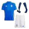 Kids Italy Whole Kits Home Soccer Kit (Jersey+Shorts+Sock） 2024 - worldjerseyshop