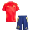 Kids Spain Home Soccer Jersey Kits(Jersey+Shorts) 2024 - worldjerseyshop