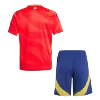 Kids Spain Home Soccer Jersey Kits(Jersey+Shorts) 2024 - worldjerseyshop