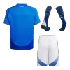 Kids Italy Whole Kits Home Soccer Kit (Jersey+Shorts+Sock） 2024 - worldjerseyshop