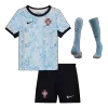 Kids Portugal Whole Kits Away Soccer Kit (Jersey+Shorts+Sock） 2024 - worldjerseyshop