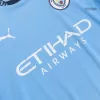 Men's Manchester City Home Soccer Whole Kits(Jerseys+Shorts+Socks) 2024/25 - worldjerseyshop