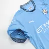 Men's Manchester City Home Soccer Whole Kits(Jerseys+Shorts+Socks) 2024/25 - worldjerseyshop