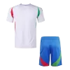 Men's Italy Away Soccer Kit(Jersey+Shorts) 2024 - worldjerseyshop