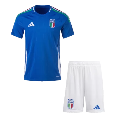 Men's Italy Home Soccer Kit(Jersey+Shorts) 2024 - worldjerseyshop