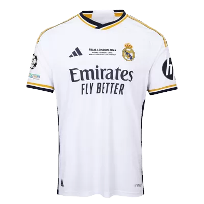 Men's Real Madrid Home Final Edition Player Version Soccer Jersey 2023/24 - UCL FINAL - worldjerseyshop