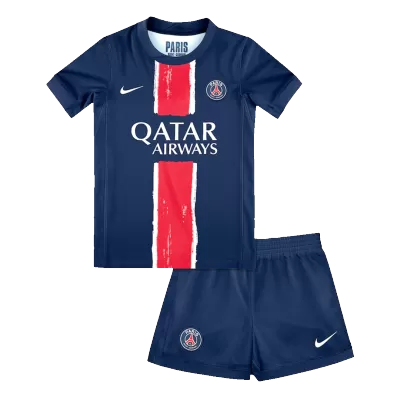 Kids PSG Home Soccer Jersey Kits(Jersey+Shorts) 2024/25 - worldjerseyshop