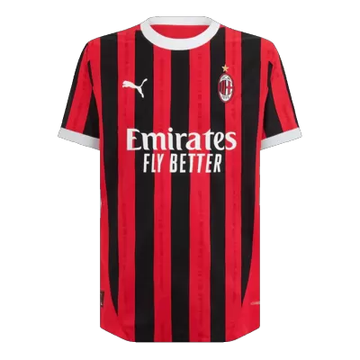 Men's AC Milan Home Player Version Soccer Jersey 2024/25 - worldjerseyshop