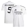 Men's Real Madrid BELLINGHAM #5 Home Soccer Short Sleeves Jersey 2024/25 - worldjerseyshop