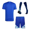 Men's Argentina Away Soccer Whole Kits(Jerseys+Shorts+Socks) 2024 - worldjerseyshop