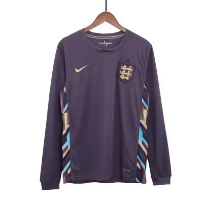 Men's England Away Soccer Long Sleeves Jersey 2024 - worldjerseyshop