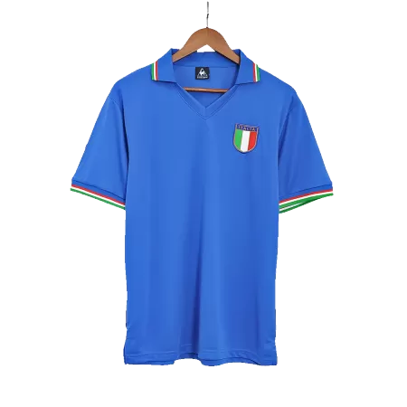 Men's Italy Retro Home Soccer Jersey 1982 - worldjerseyshop