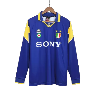 Men's Juventus Retro Away Soccer Long Sleeves Jersey 1995/96 - worldjerseyshop