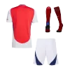 Men's Arsenal Home Soccer Whole Kits(Jerseys+Shorts+Socks) 2024/25 - worldjerseyshop