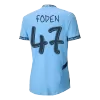 Men's Manchester City FODEN #47 Home Player Version Soccer Jersey 2024/25-UCL - worldjerseyshop