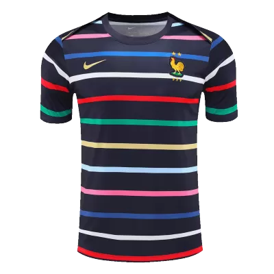 Men's France Concept Pre-Match Soccer Short Sleeves Jersey 2024 - worldjerseyshop